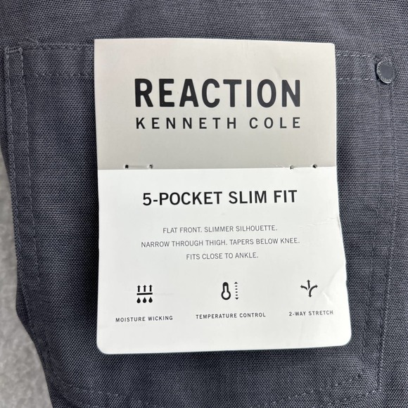Kenneth Cole Reaction, Men’s Slim-Fit Techni-Cole Pants, 30Wx32L - Picture 4 of 9